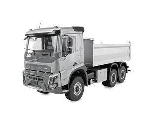Volvo FMX E015 Camion Benne sous Licence 6 x 4 RTR Argent RC télécommandé