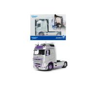 Véhicule miniature de collection - SOLIDO - VOLVO FH GLOBETROTTER XL 2023 - Échelle 1/24 - Argent/Violet - S2400105