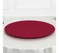 VOLWCO 2 pièces Nappes de Table Haute Stretch Ronde Extensible, Ø 60-300 cm, Lavable Housses De Table, Housses de Table de Bar pour Salle à Manger, Pique-Nique, Terrasse(Size:160cm,Color:Bordeaux,)