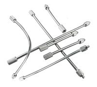 VOLWCO 35 pièces rallonges de buse pour système de brumisation, Tige d'extension Flexible de 3/16'', Buses de brumisation en Laiton, Tige d'extension pour système de brumisation(Size:Pole 20cm,)