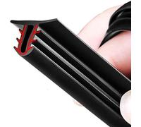 Volwco Bande d'étanchéité de Voiture en U pour Pare-Brise de Voiture 1,6 m