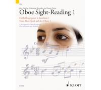 Vom-blatt-spiel auf der oboe 1 vol. 1 hautbois