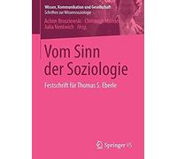 Vom Sinn Der Soziologie