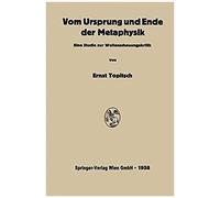 Vom Ursprung Und Ende Der Metaphysik
