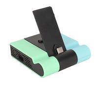 Vomeko Adaptateur de support TV HDMI portable, station d'accueil TV pour Nintendo Switch/OLED Switch, avec adaptateur de port USB 3.0 supplémentaire (bleu vert)