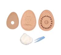 Vomeko Baby Tooth Box Keepsake Box,Wooden Tooth Fairy Box,Cute Cartoon Baby Tooth Box,Wood Children Tooth Storage Box Container with Tweezers