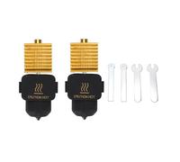 Vomeko Hot End Kit pour A1 A1 Mini imprimante 3D, 2 jeux de buses d'extrudeuse avec buses en acier trempé de 0,2 mm et 0,4 mm, kit de tête d'extrusion magnétique à échange rapide