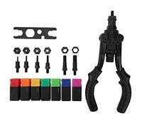 Vomeko Pistolet à écrous, kit d'outils d'insertion d'écrous à rivets à double poignée, outil à main en acier allié pour écrous filetés M3 M4 M5 M6 M8 M10