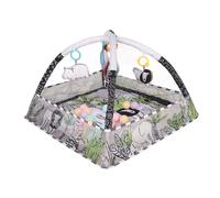 Vomeko Tapis de jeu portable et confortable pour bébé, tapis de jeu pour bébé, motif carré de prairie sauvage, tapis de jeu sûr pour bébé, salle de sport pour bébé, tapis de jeu