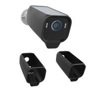 VOMENC Lot de 2 Coques en Silicone pour Une Utilisation en extérieur, compatibles avec l'appareil Photo Eufy Security EufyCam S3 Pro, Facile à Installer (Noir)