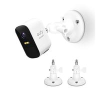 VOMENC Support pour caméra Arlo Pro 3 Arlo Pro 2 Arlo Pro Arlo Pro Arlo Ultra Montage mural intérieur et extérieur pour système de caméra de sécurité Arlo Pro 3 (2 PACK, blanc)