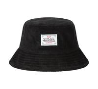 Von Dutch Bob Homme & Femme, Chapeau 100% Coton, Noir, Blanc, Taille L/XL