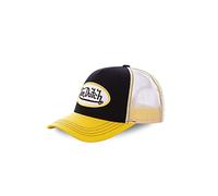 Von Dutch Casquette avec Mesh Unisexe Casquette Noir/Jaune 50% Coton, 50% Polyester