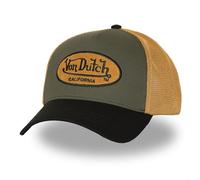 Casquette baseball - VON DUTCH - Patch en bouclette Terry - Kaki - Rigide - Visière arrondie 1