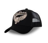 Von Dutch Casquette Femme Lion, Casquette Trucker Ajustable avec Snapback, Noir, Beige, Taille TU