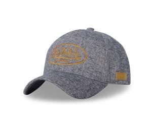 Von Dutch Casquette Homme & Femme 100% Coton, Casquette Baseball Jean Denim, Gris Taille TU