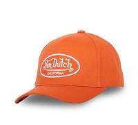 Von Dutch Casquette Homme & Femme 100% Coton, Casquette Baseball LOF, Ajustable, Orange Taille TU