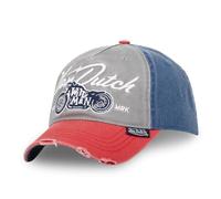 Von Dutch Casquette Homme & Femme 100% Coton, Casquette Baseball MOTO, Ajustable, Rouge, Gris, Bleu, Taille TU