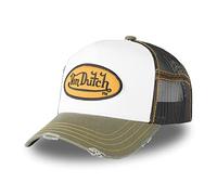 Von Dutch Casquette Homme & Femme Ajustable, Casquette Baseball, Blanc Taille TU