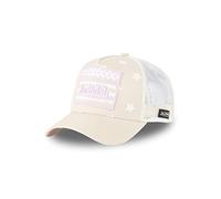 Von Dutch Casquette Homme & Femme Ajustable, Casquette Trucker, Athlétique, Coupe décontractée et Durable, Beige, Blanc, Rose, Taille TU