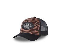 Von Dutch Casquette Homme & Femme Ajustable, Casquette Trucker, Confortable et Décontractée, Marron, Noir, Taille TU