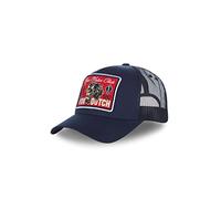 Von Dutch Casquette homme & femme, casquette trucker FAMOUS, ajustable par snapback - bleu marine (tour de tête de 55, 5 à 60 cm)