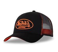 Von Dutch Casquette Homme & Femme Ajustable, Casquette Trucker DOM, Orange Taille TU