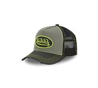 Von Dutch Casquette Homme & Femme Ajustable, Casquette Trucker, Doux, Athlétique et Durable, Vert, Gris, Noir, Taille TU