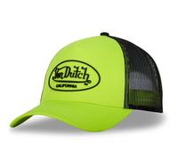 Von Dutch Casquette Homme & Femme Ajustable, Casquette Trucker FLUO, Jaune, Noir, Taille TU
