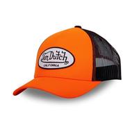 Von Dutch Casquette Homme & Femme Ajustable, Casquette Trucker Fresh, Orange Taille TU