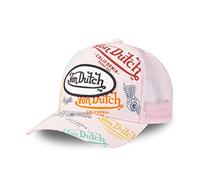 Von Dutch Casquette Homme & Femme Ajustable, Casquette Trucker, Rose Taille TU