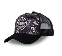 Von Dutch Casquette Homme & Femme Bandana, Casquette Trucker Ajustable avec Snapback, Noir Taille TU