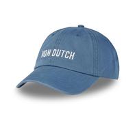 Von Dutch Casquette Homme & Femme, Casquette 100% Coton Dad Cap, Souple et Ajustable, Bleu, Blanc, Taille TU