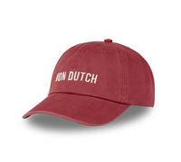 Von Dutch Casquette Homme & Femme, Casquette 100% Coton Dad Cap, Souple et Ajustable, Rouge, Blanc, Taille TU