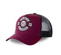 Von Dutch Casquette Homme & Femme, Casquette Trucker Ajustable et Authentique, Rouge, Noir, Beige, Taille TU