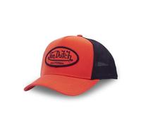 Von Dutch Casquette Homme & Femme, Casquette Trucker, Ajustable, Rouge, Noir, Taille TU