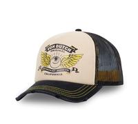 Von Dutch Casquette Homme & Femme, Casquette Trucker Crew, Ajustable, Beige Taille TU