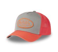 Von Dutch Casquette Homme & Femme, Casquette Trucker Flame, Ajustable, Gris Taille TU