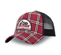 Von Dutch Casquette Homme & Femme, Casquette Trucker Jack, Ajustable, Rouge Taille TU