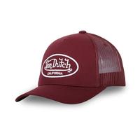 Von Dutch Casquette Homme & Femme, Casquette Trucker LOFB, Ajustable, Bordeaux/Blanc TU