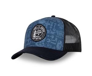 Von Dutch Casquette Homme & Femme, Casquette Trucker Log, Ajustable, Bleu Taille TU