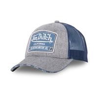 Von Dutch Casquette Homme & Femme, Casquette Trucker Mixed, Ajustable, Gris Taille TU