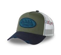 Von Dutch Casquette Homme & Femme, Casquette Trucker NAVY, Ajustable, Bleu, Vert, Blanc, Taille TU