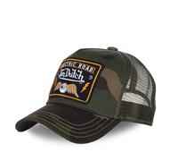 Von Dutch Casquette homme & femme, casquette trucker SQUARE, ajustable par snapback - vert (tour de tête de 55, 5 à 60 cm)