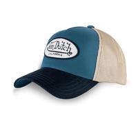 Vondutch Casquette trucker TERRY Homme - Trucker - Filet Rigide - Bleu | Beige - Visière Arrondie 1