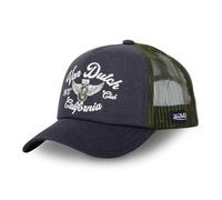 Von Dutch Casquette Homme & Femme Crew, Casquette Trucker Ajustable avec Snapback, Bleu Taille TU