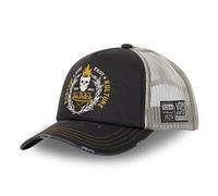 Von Dutch Casquette Homme & Femme Crew, Casquette Trucker Ajustable avec Snapback, Noir Taille TU