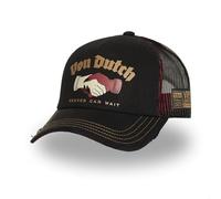 Von Dutch Casquette Homme & Femme Crew, Casquette Trucker, Ajustable et Authentique, Noir Taille TU