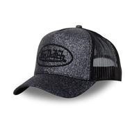 Von Dutch Casquette Homme & Femme Glitter, Casquette Trucker, Ajustable et Authentique, Noir Taille TU