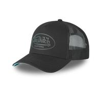 Von Dutch Casquette Homme & Femme Log, Casquette Trucker Ajustable, Noir Taille TU